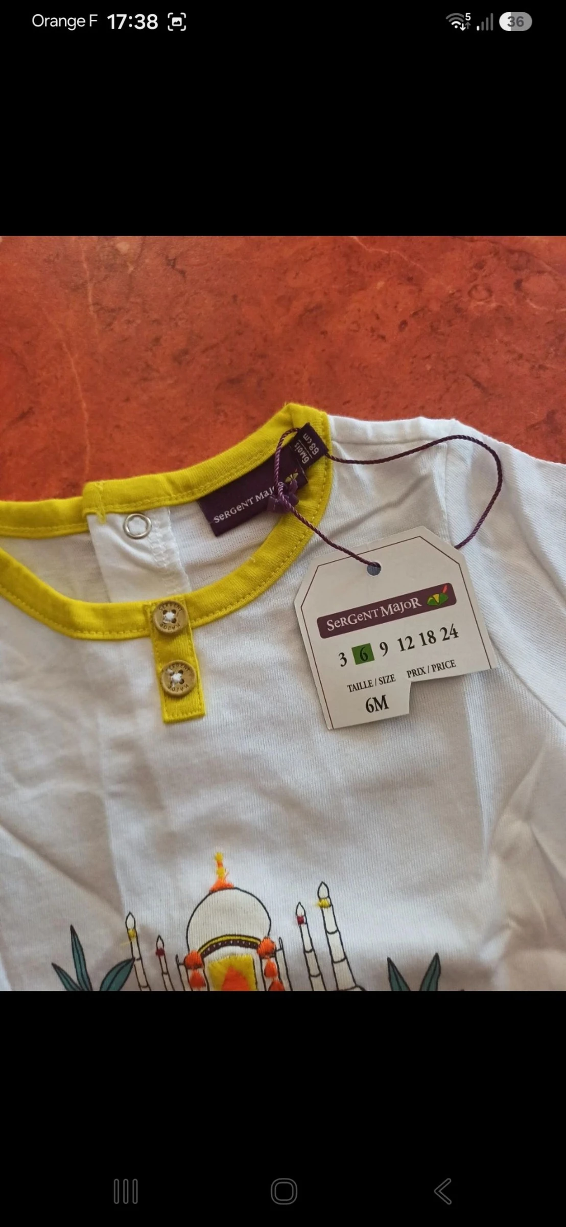 Camiseta para bebé talla 6 meses – photo 3